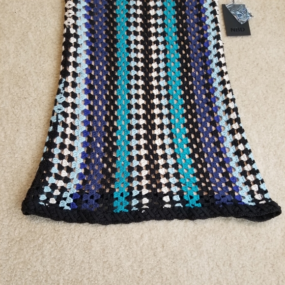 Revolve Weylyn Dress in Blue and Black Tonal - Picture 4 of 8